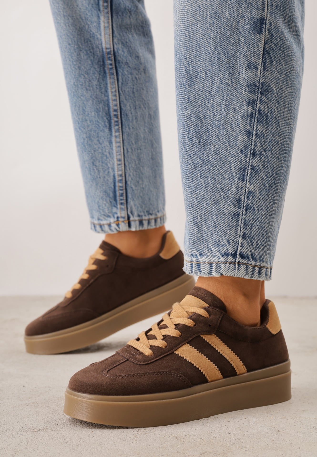 Sneakers Maro închis