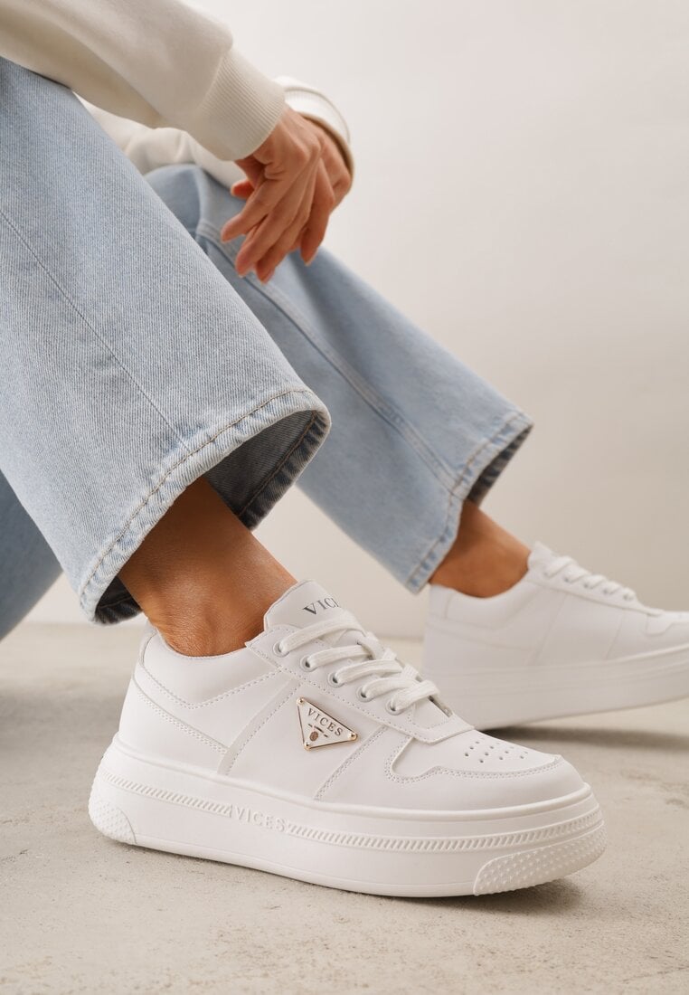 Sneakers Albi Basic VICES cu Platformă cu Decorațiune Triunghiulară Mellinata
